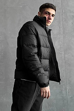 Men's demi-season jacket black Reload 8031426 photo №3