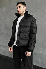 Men's demi-season jacket black Reload 8031426 photo №4