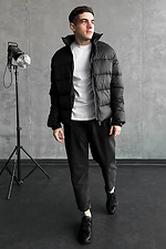 Men's demi-season jacket black Reload 8031426 photo №5