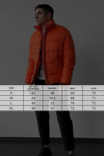 Men's demi-season jacket black Reload 8031426 photo №10
