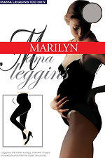 Матовые леггинсы для беременных плотностью 100 ден Marilyn 3009427 фото №1