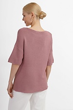 Gestrickter langer Pullover mit kurzen Puderärmeln Sewel 4038427 Foto №3