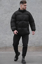 Nest Herren-Stepp-Daunenjacke ohne Kapuze Without 8049428 Foto №5