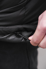 Nest Herren-Stepp-Daunenjacke ohne Kapuze Without 8049428 Foto №8