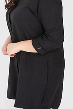 Жіночий лляний костюм FEKLA: подовжена сорочка з поясом та розрізами, штани високої посадки Garne 3040430 фото №6