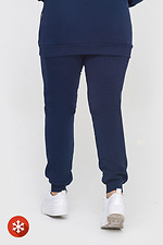 Утепленные штаны на манжетах синего цвета Garne 3041430 фото №4