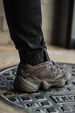 Коттоновые штаны карго на манжетах черного цвета Custom Wear 8025430 фото №5
