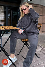 Women's warm trousers graphite color Reload 8031433 photo №6