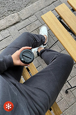 Women's warm trousers graphite color Reload 8031433 photo №7