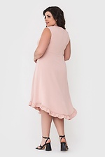 Асиметрична літня сукня NAT з відрізною спідницею та рюшею по подолу Garne 3040434 фото №3