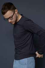Men's Basic Long Sleeve Graphite T-Shirt Reload 8031435 photo №3
