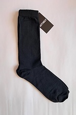 Высокие хлопковые носки черного цвета Without 8048435 фото №1