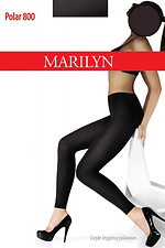 Matowe, obcisłe legginsy 200 den w kolorze brązowym Marilyn 3009437 zdjęcie №1