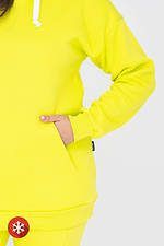 Insulated kangaroo jacket with yellow hood Garne 3041437 photo №5