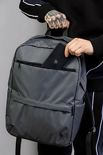 Men's classic graphite backpack Reload 8031437 photo №6