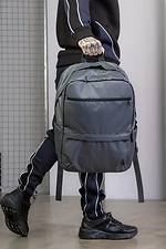 Men's classic graphite backpack Reload 8031437 photo №8