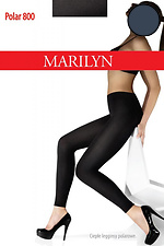 Matte gray tight leggings 200 den Marilyn 3009438 photo №1