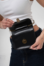Damen-Schultertasche ohne Premium, Schwarz Without 8056438 Foto №5