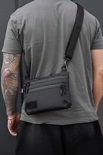 Чоловіча Сумка Через Плече Барсетка Without Defender Patch Black Without 8056439 фото №4
