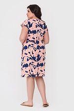 Літня трикотажна сукня TATA з відрізною спідницею та спущеним плечем Garne 3040442 фото №4