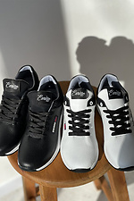 Children's white leather sneakers for every day  8018442 photo №5