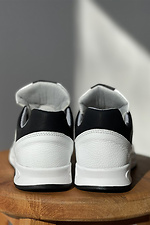 Дитячі шкіряні кросівки білого кольору на кожен день  8018442 фото №8