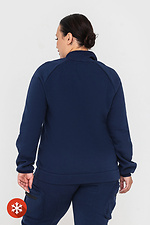 Insulated blue zipper jacket Garne 3041445 photo №4