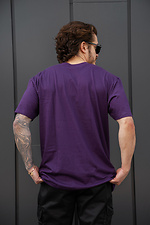 Herren-Baumwoll-Oversize-T-Shirt Ohne Greatest Lila Without 8056447 Foto №5