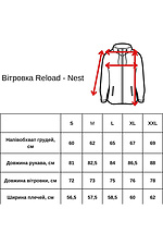 Men's Nest windbreaker in black Reload 8031448 photo №15