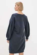 Трикотажна сукня міді ZEFIR з широкими рукавами-ліхтариками Garne 3037449 фото №3