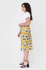 Summer midi skirt WIWI in soft straight cut Garne 3040449 photo №4