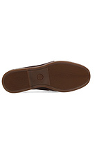 Кожаные туфли топсайдеры коричневого цвета на шнурках Forester 4101449 фото №5