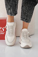 Damen-Wintersneaker aus Milchleder 2505450 Foto №5