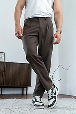 Klassischer Slouchy-Hoodie für Herren in Braun Teamv 8034450 Foto №3