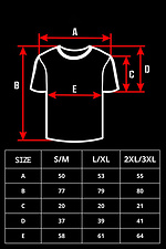 Men's Oversized T-Shirt with Choppers Print Black Without 8049450 photo №6