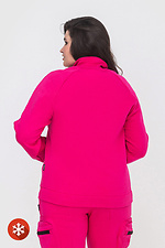 Fuchsia padded zipper jacket Garne 3041451 photo №4