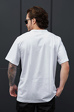 Herren-Baumwoll-Oversize-T-Shirt Ohne Greatest Weiß Without 8056453 Foto №4