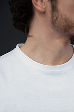 Herren-Baumwoll-Oversize-T-Shirt Ohne Greatest Weiß Without 8056453 Foto №5