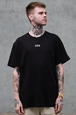 Мужская Оверсайз Футболка С Принтом Deadly Black Without 8049454 фото №3