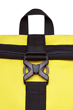 Городской молодежный рюкзак ролл-топ желтого цвета GARD 8011455 фото №6