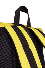 Городской молодежный рюкзак ролл-топ желтого цвета GARD 8011455 фото №8