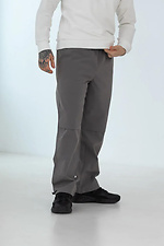 Men's pants with fastex Stone gray color Reload 8031456 photo №4