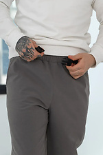 Men's pants with fastex Stone gray color Reload 8031456 photo №6