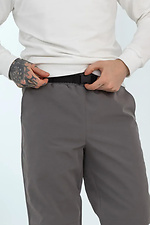 Men's pants with fastex Stone gray color Reload 8031456 photo №7