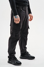 Gerade geschnittene Nylon-Cargohose „Dairu 2.0“, schwarz TUR WEAR 8037456 Foto №2