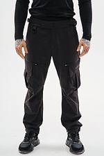 Gerade geschnittene Nylon-Cargohose „Dairu 2.0“, schwarz TUR WEAR 8037456 Foto №5