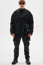 Gerade geschnittene Nylon-Cargohose „Dairu 2.0“, schwarz TUR WEAR 8037456 Foto №6