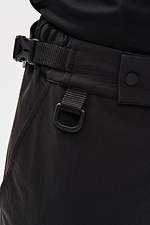 Gerade geschnittene Nylon-Cargohose „Dairu 2.0“, schwarz TUR WEAR 8037456 Foto №11