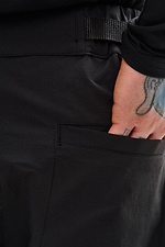 Gerade geschnittene Nylon-Cargohose „Dairu 2.0“, schwarz TUR WEAR 8037456 Foto №21