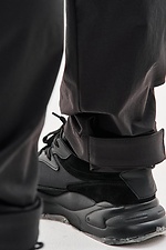 Gerade geschnittene Nylon-Cargohose „Dairu 2.0“, schwarz TUR WEAR 8037456 Foto №22